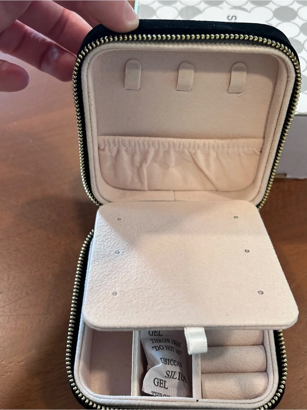 NWT Smileshe Navy Jewelry Box - Decorative Storage